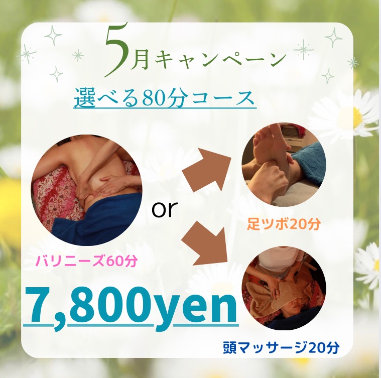 5月キャンペーン！！